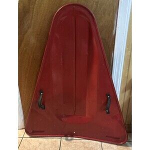 1950's Sno-Wing Sled in Atomic Red